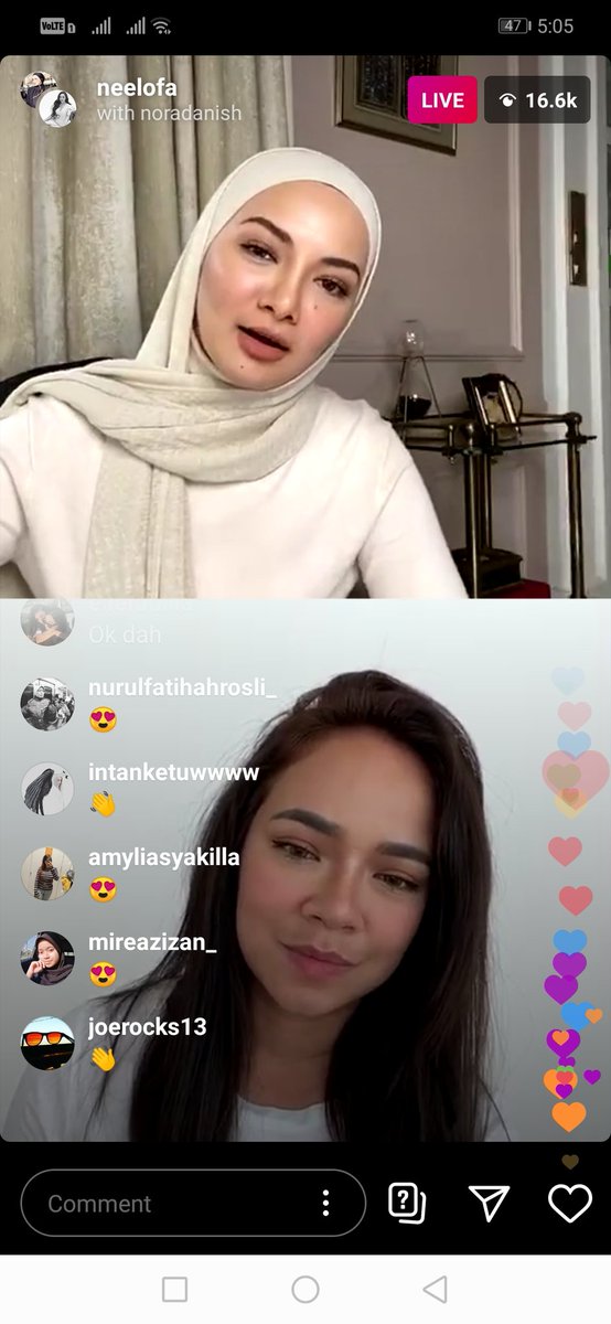 Neelofa On Twitter Come Join Nora Danish And I In 10 Minutes For Berseoranganbersama On Ig Live