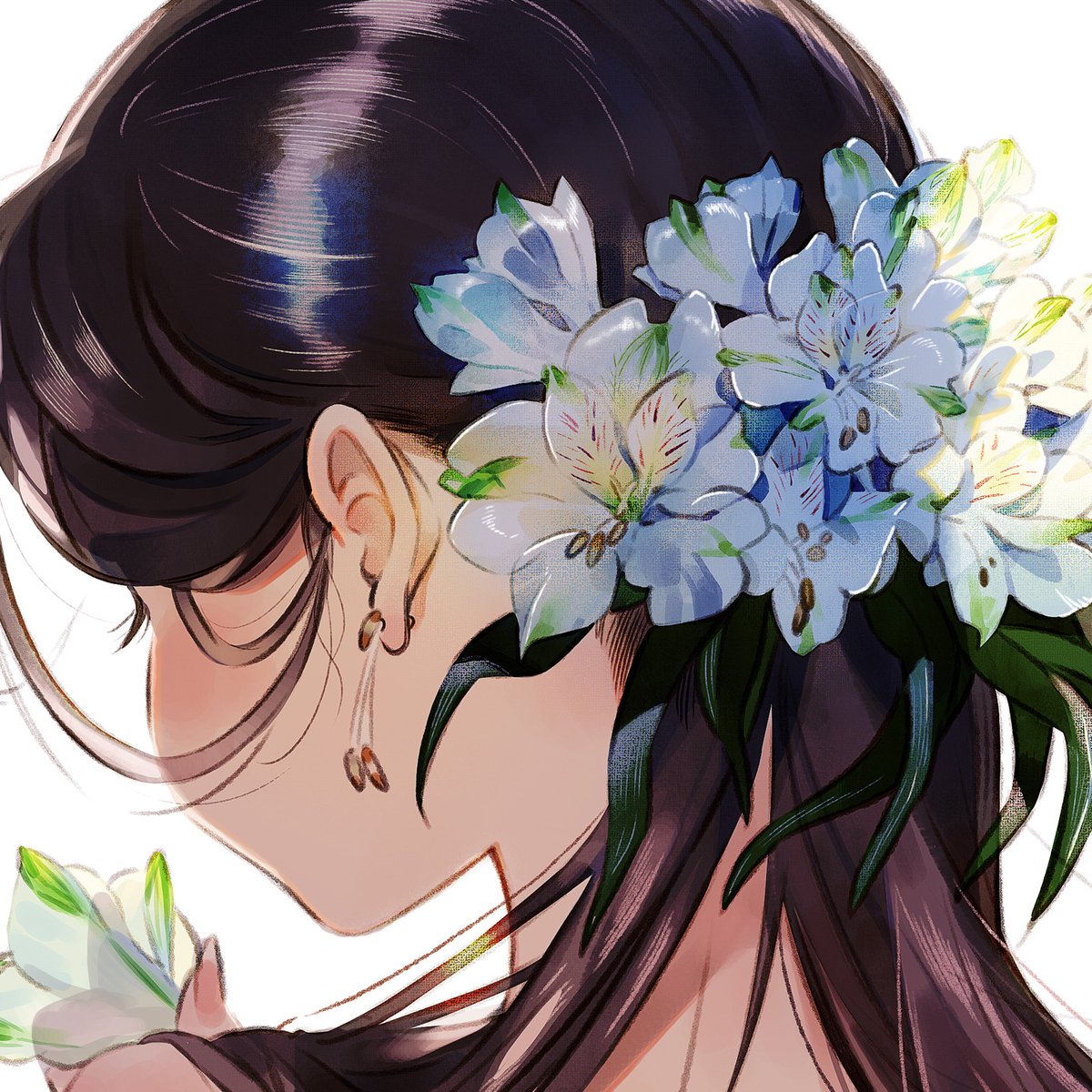 海島千本 画集と個展 花飾り 百合水仙 T Co 7fh2pydykf Twitter