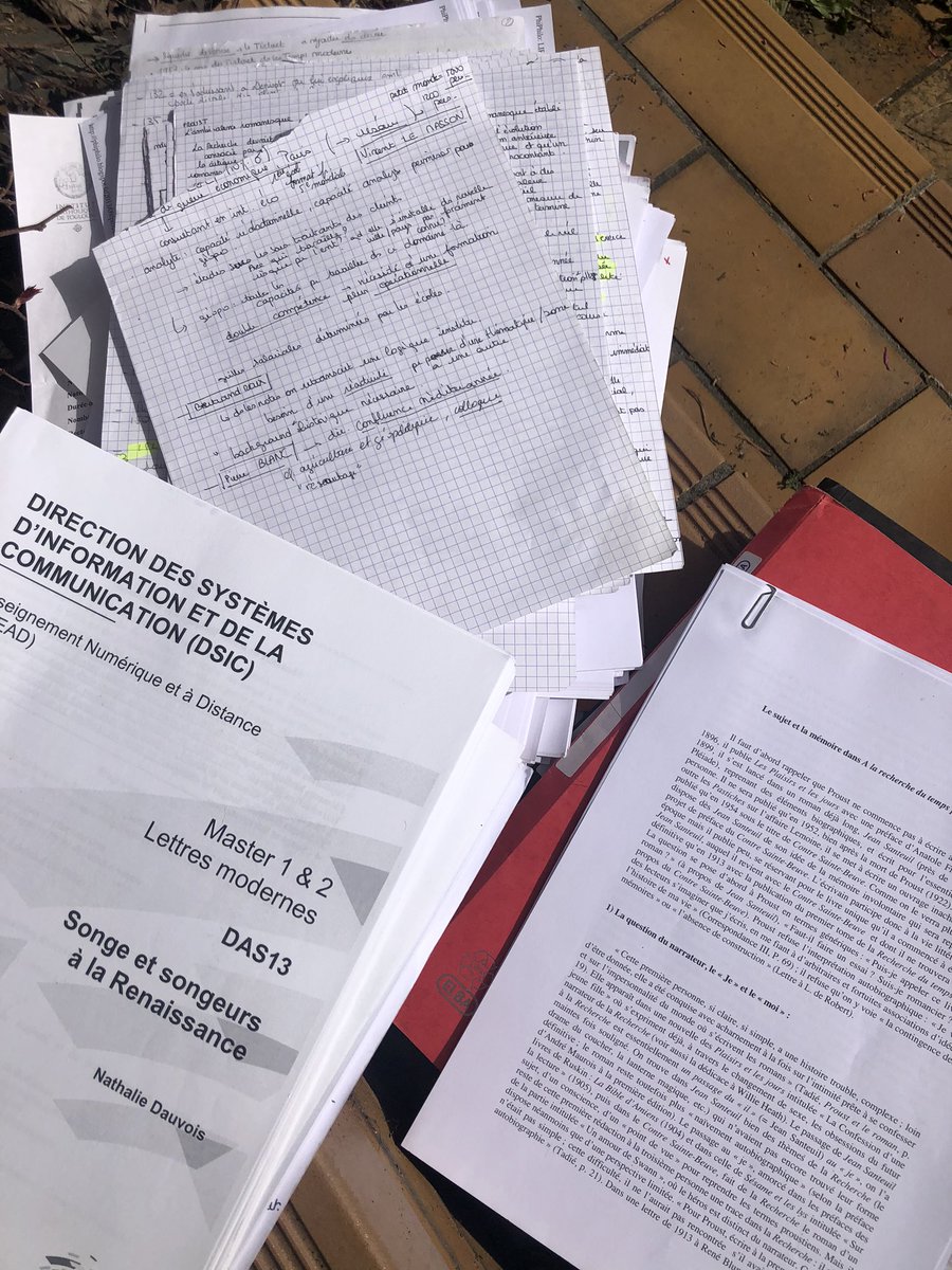 MarineAttane's tweet photo. Jour 3 : ranger ses vieux cours. Dites après le confinement je peux retourner à l’école ? #COVID19 #ConfinementJour3 https://t.co/vw6jUcdrLV
