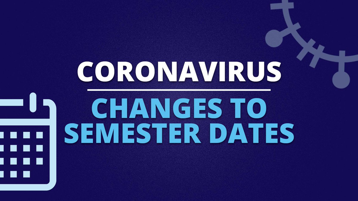 sheffielduni's tweet photo. The current half of the spring semester will now end on Friday 20 March 2020 and the second half of the spring semester will start on Monday 20 April 2020. This change is to allow staff to focus on making the transition to deliver all teaching online #Covid19 (1/2) https://t.co/6mKSjxzLAV
