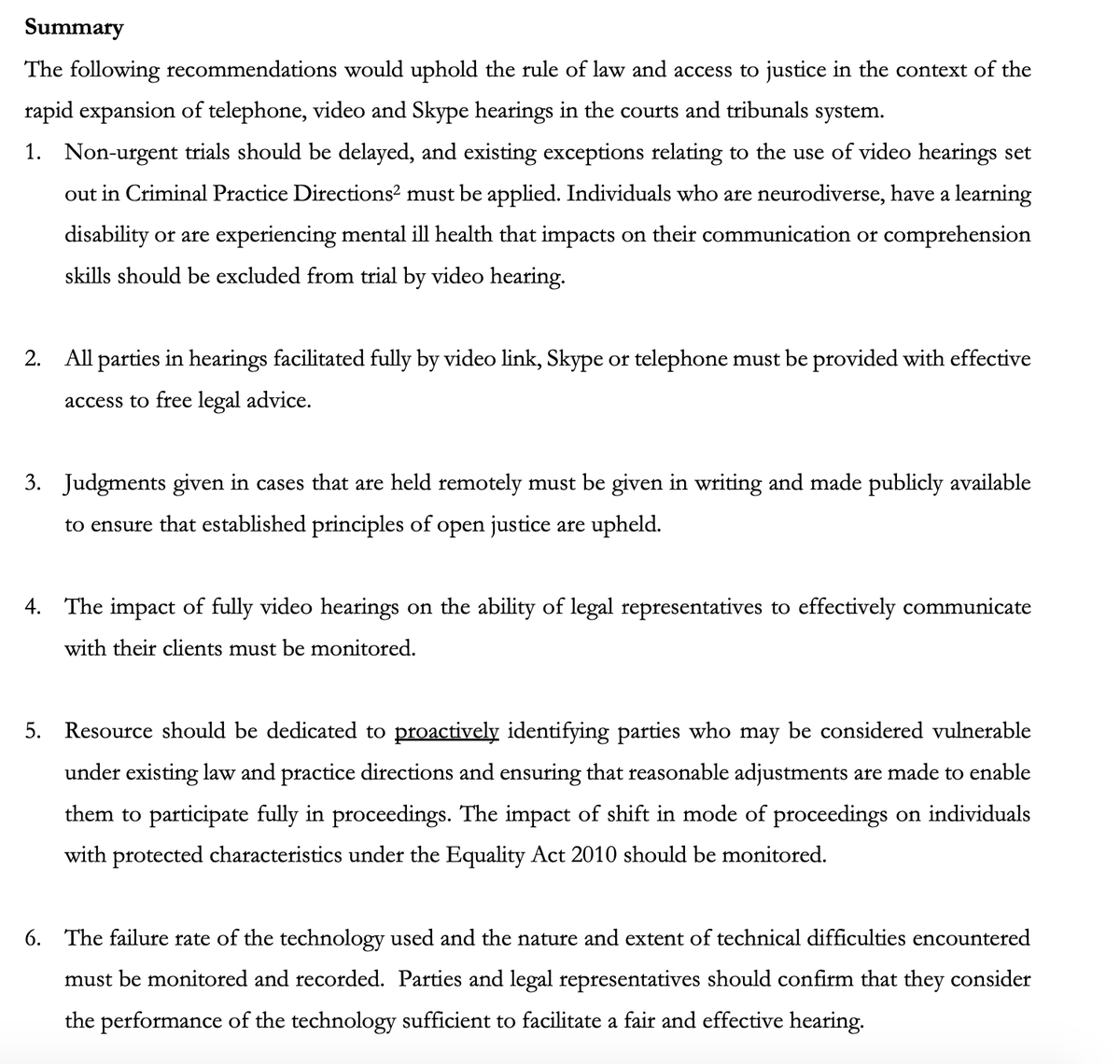 The Legal Education Foundation's  @NatalieByrom has produced a really useful report on how to maintain the rule of law during the Covid 19 crisis. Some helpful recommendations too  …https://research.thelegaleducationfoundation.org/wp-content/uploads/2020/03/Recommendations-for-Coronavirus-Bill_V6.pdf /63