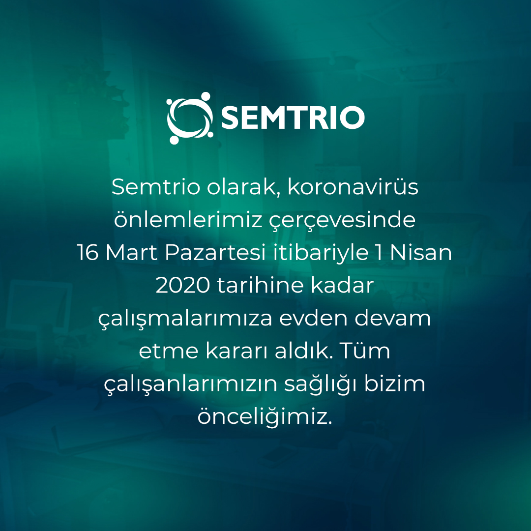 Semtrio's tweet photo. #semtrio #corona #covid_19 https://t.co/x07QwQKgyk