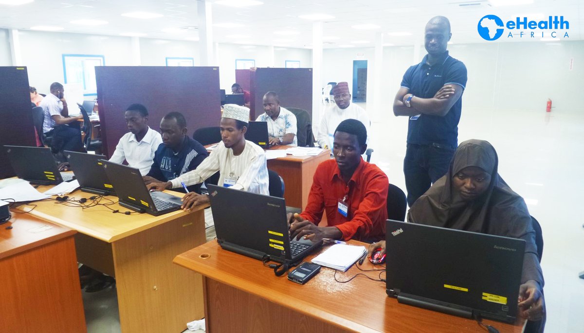 eHealth_africa's tweet photo. A better-skilled workforce is key to improving health systems, so we support our partners with capacity building. Last month we trained over 350 health workers on the use of #GIStech for Microplanning. This will increase the reach of immunization campaigns https://t.co/QxM8Steq7Q https://t.co/s9unXXEXbA