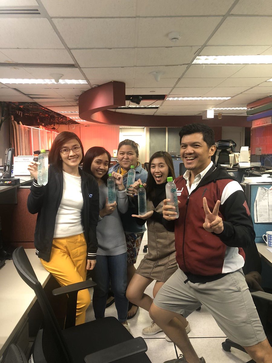 cesdrilon's tweet photo. Thank you @fruitasshakes for the buko juice deliveries for the men and women of @ABSCBNNews who are fulfilling a public service at a great risk to their wellbeing. Much appreciated! https://t.co/OGmIVORLkg