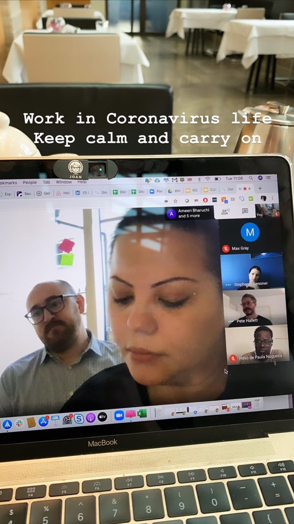 jupiterlee__'s tweet photo. Going remote couldnβt be easier @ @get_district utilising our own platform and @SlackHQ @GoogleHangouts - please stay safe everyone and stay at home when you can. I am stuck in Germany for the time being... #coronavirus #remoteworking #communityapp #communitysoftware #team https://t.co/eiqdJ4Ompa