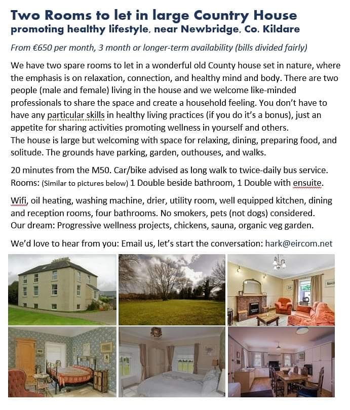 A very good friend of mine is looking for people to share this house. Feel free to contact him on email below 🙂
