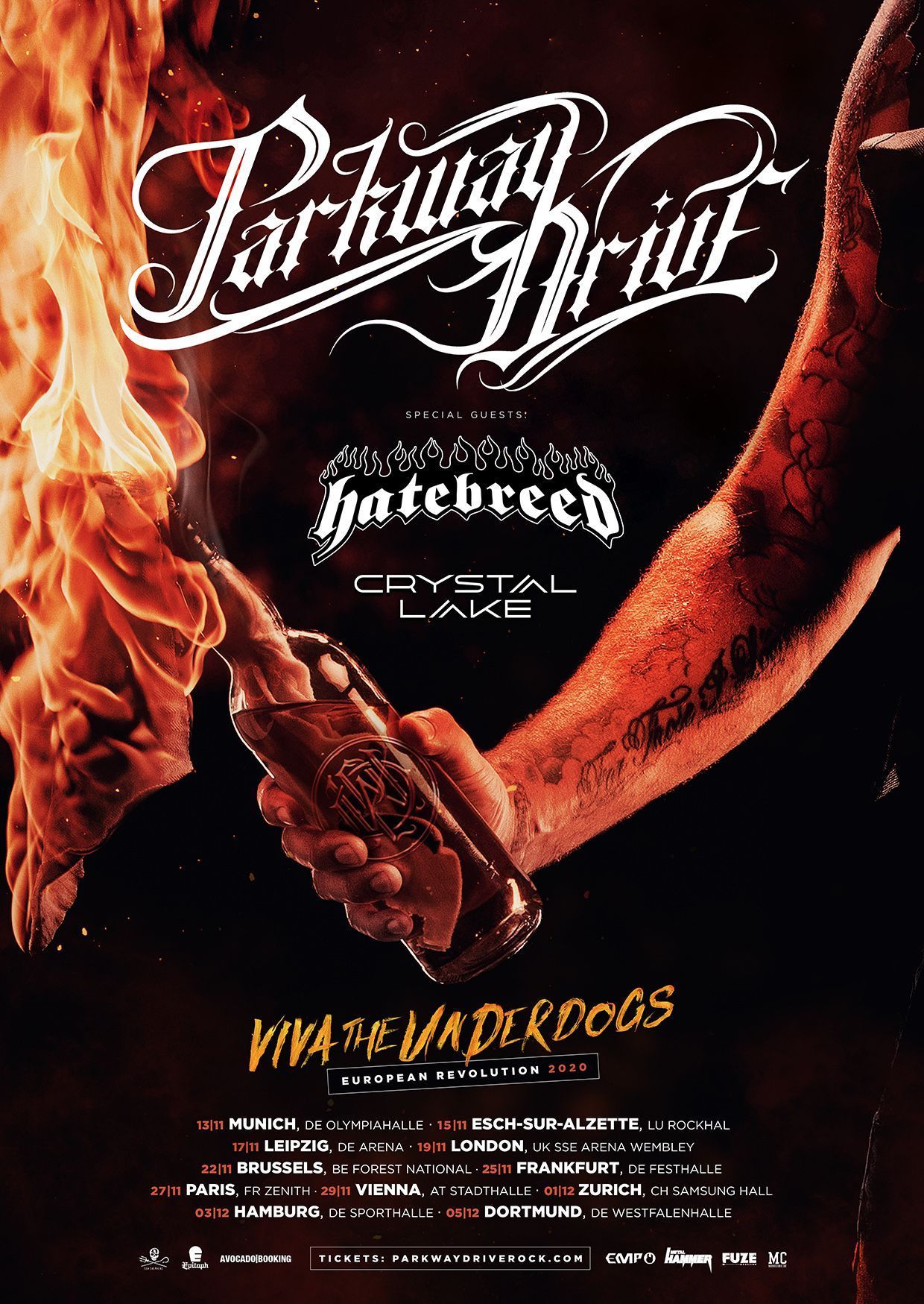 viva the underdogs parkway drive