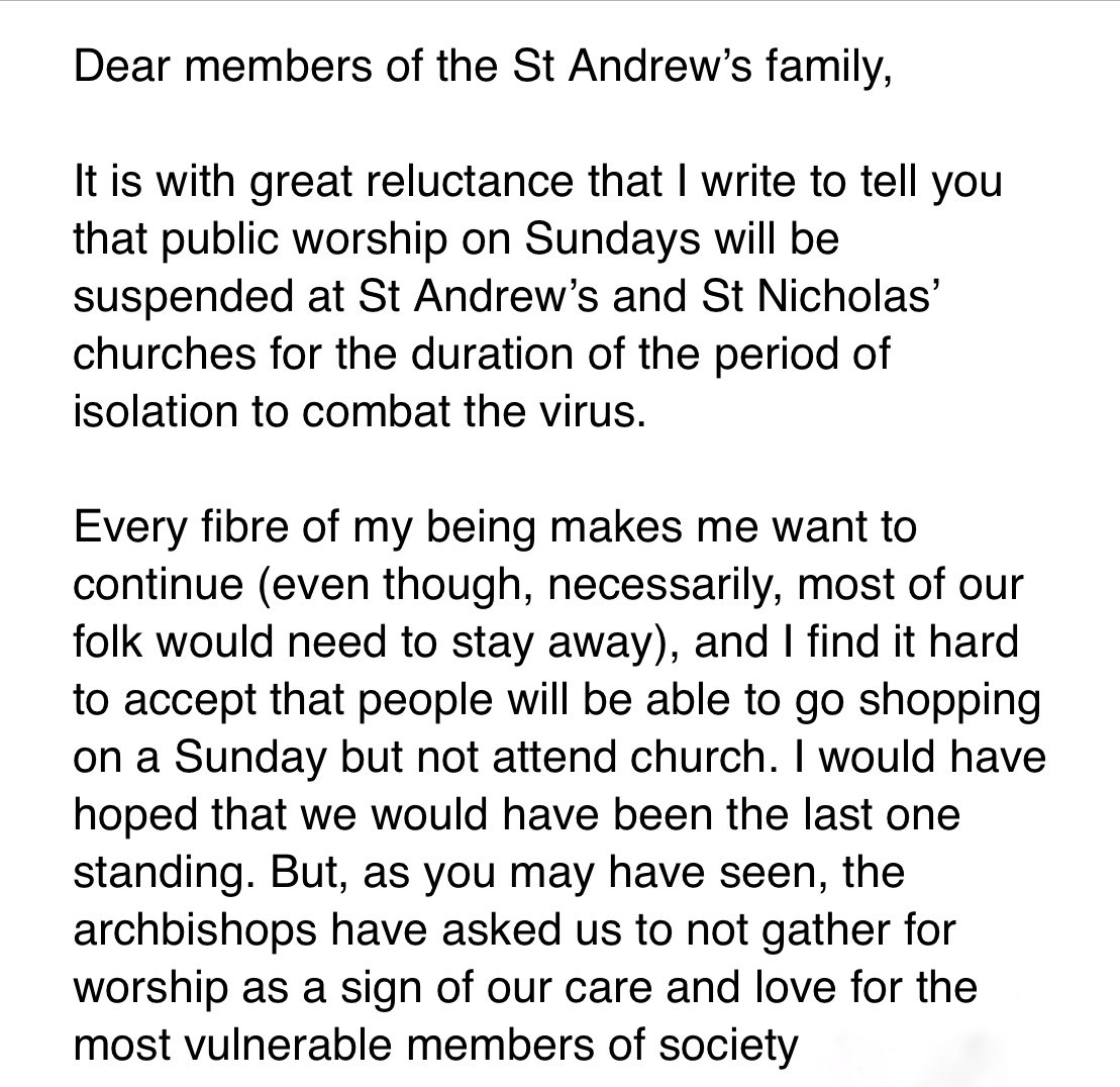 St Andrew’s Church tweet media