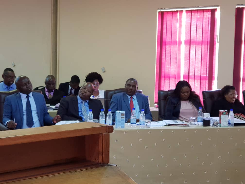 Attending the Justice Law and Order Sector Policy Makers Dialogue Meeting. In attendance is Ministry of Justice Permanent Secretary, Mrs V. Mabiza. One of the items on the agenda was the Adoption of SDG 16 and the issue of physical and information accessibility for PWDs