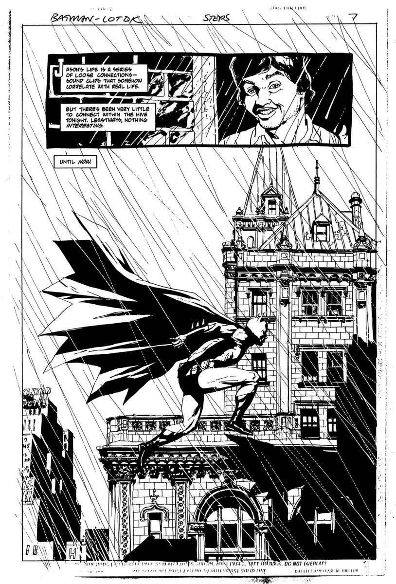  #40yearsofcomics #1997 Finished a three year run on Hellblazer, short story for 2000ad and got to draw Batman!