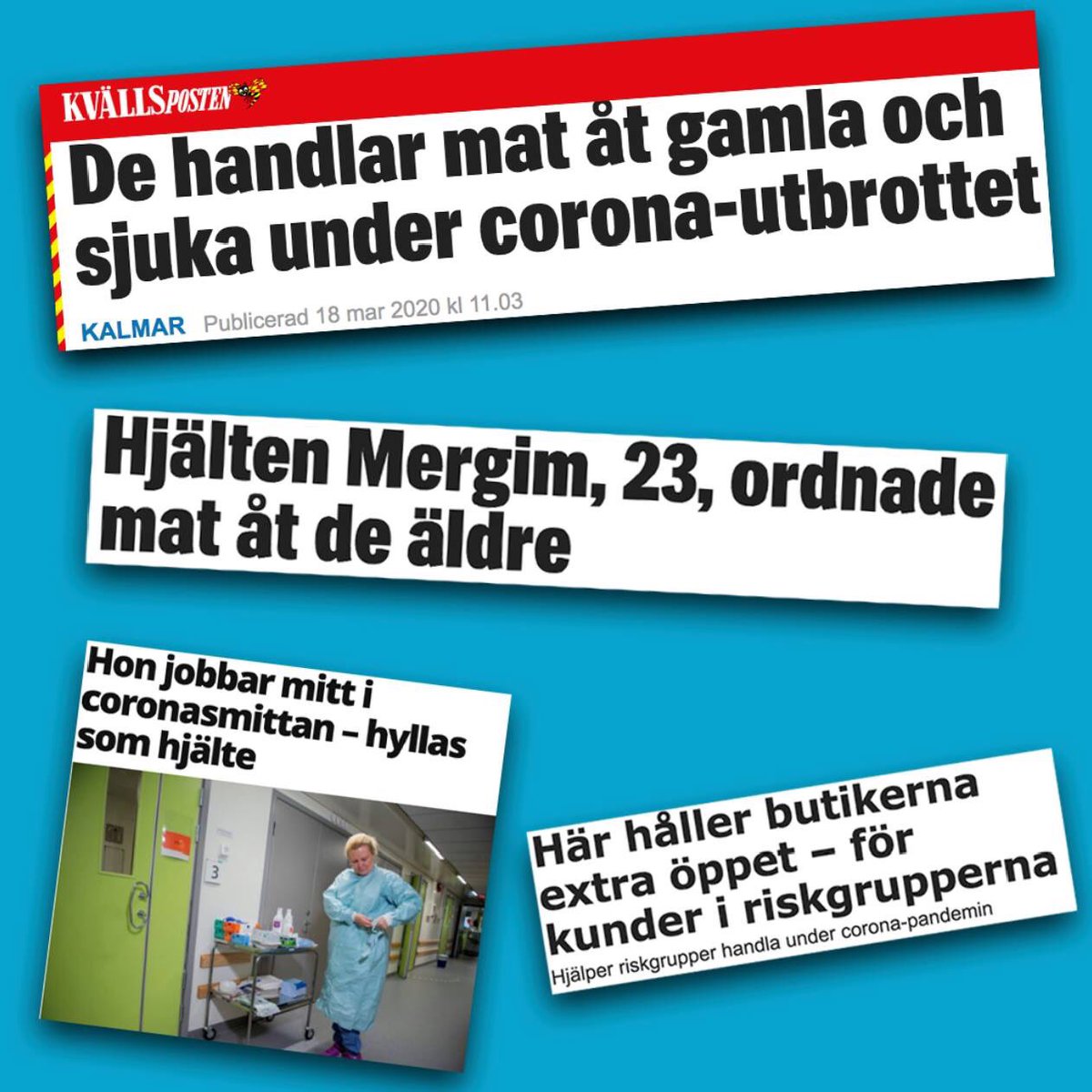 liberalerna's tweet photo. Tack alla vardagshjältar 💙 https://t.co/NrvoPsiLym