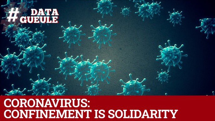  #Coronavirus does not spread by itself: people pass it onFaced with this emergency, it is a good idea to remind you of the only vital action, which has to be collective and which can be summed up in three words  #LetsStayHome #COVID19