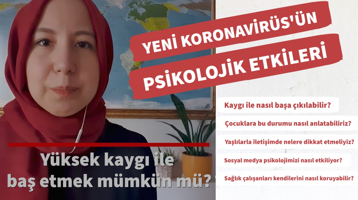 YYD_tr's tweet photo. 📌Yeni #Koronavirüs'ün Psikolojik Etkileri

👉Sosyal medya psikolojimizi nasıl etkiliyor?

🚸Çocuklara bu durumu nasıl anlatabiliriz?

👉Yaşlılarla iletişimde nelere dikkat etmeliyiz?

Kl. Psk. Şeyma Demirlikan anlattı.

📽️Videonun tamamı: https://t.co/SgEaHYMGV5

#COVID19TR https://t.co/I7N5brdIoZ