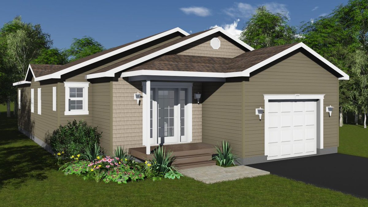 HomeworxNL's tweet photo. This charming 1,636 sq ft home has an amazing exterior that includes a covered porch! It features 2 bdrms &amp; 1 bathroom! An open concept kitchen with an island, and dining area, large living room. A true comfort in your energy efficient - the Angelica
https://t.co/Gk8aSVevum https://t.co/tMnvvnPrQE