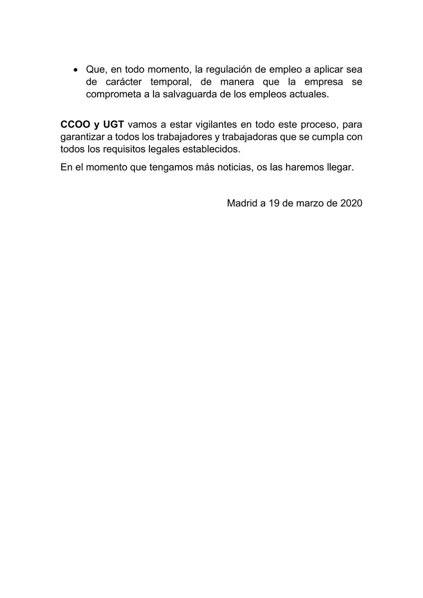 CCOO Vuelo Iberia tweet media
