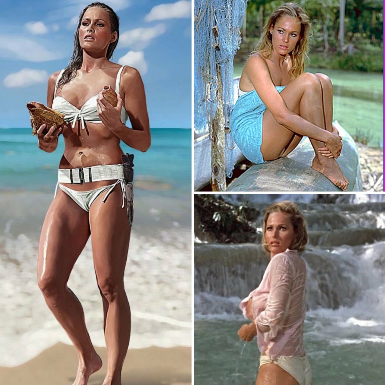 Happy birthday to Ursula Andress who played the quintessential heroine Honey Rider in Dr No (1962) 