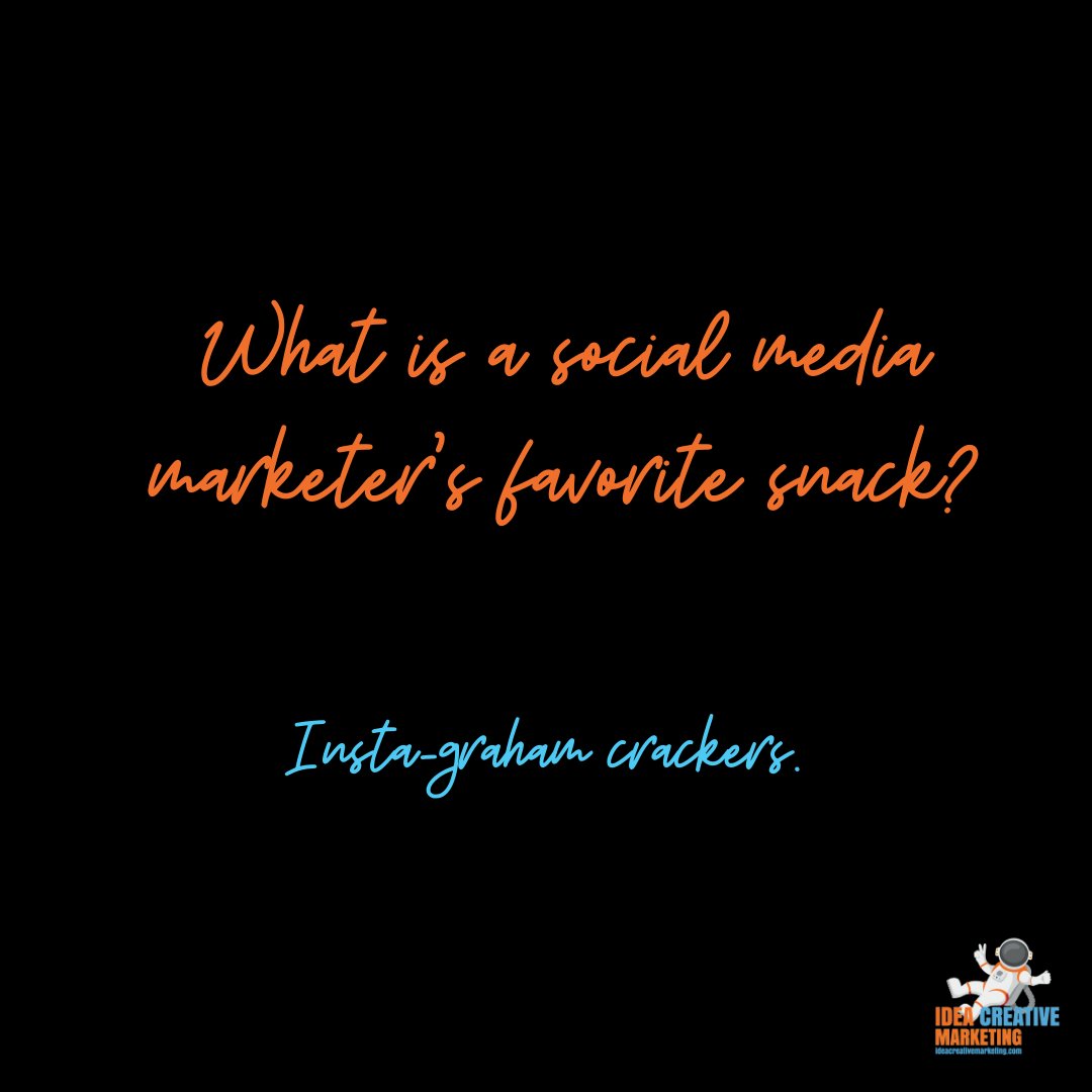 idea_creative1's tweet photo. It's #LetsLaughDay so try this one on for size... 
#smarkidea #marketinghumor #marketing 
😂🤣🤪

https://t.co/mi3x3LvDlr https://t.co/PPon1tZCFO