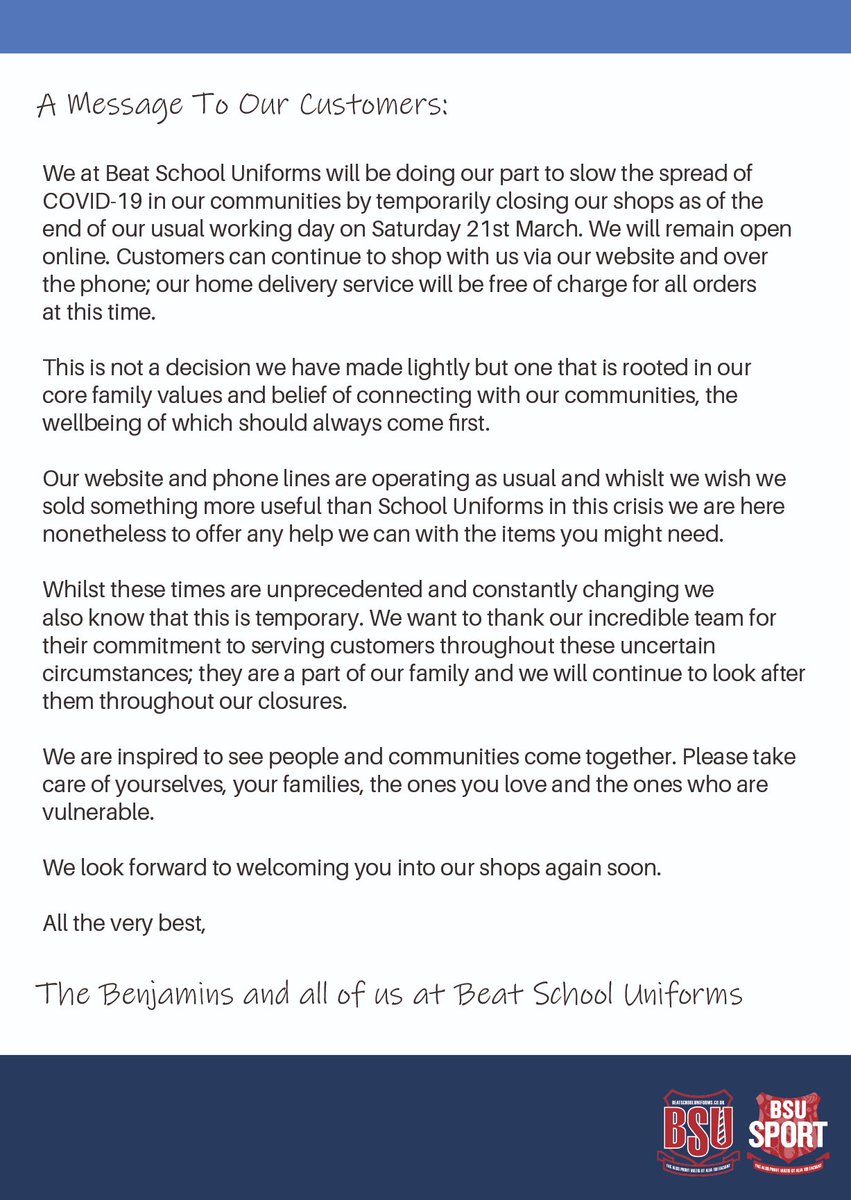 BeatSchoolUniforms tweet media