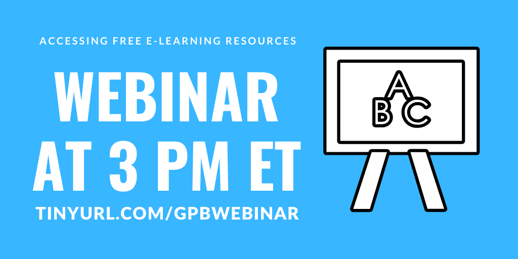 GPBEducation's tweet photo. Join us TODAY at 3 PM ET for an exploratory webinar of @GPBEducation, @pbsteachers, and @DiscoveryEd! Learn how to access hundreds of thousands of #free digital learning resources.
Register: https://t.co/8Ra6lIv59z https://t.co/1LrDPiMXxb