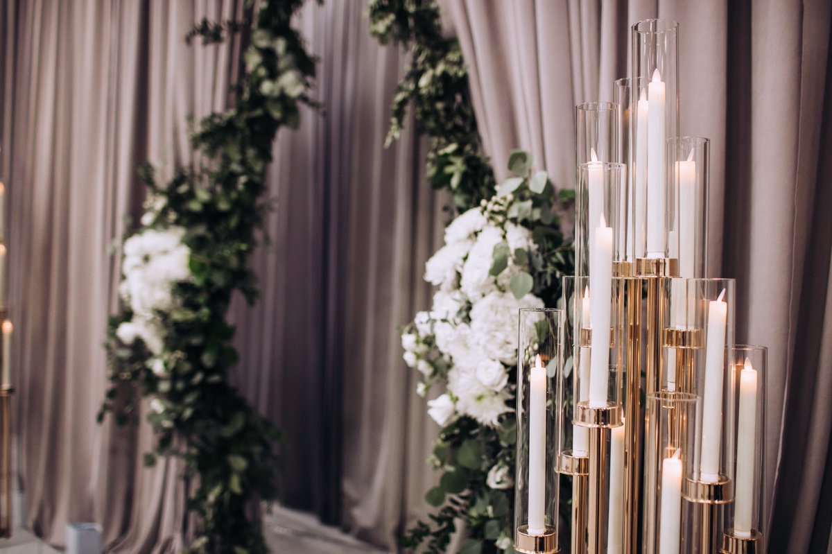 We LOVE the way our Candle Carousels and Candle Towers were used for the fashion show at #mnweddingguide Wedding Fair! Our centerpieces can be so versatile!
Photos by <a href="/FlowEventGroup/">Flow Event Group</a>