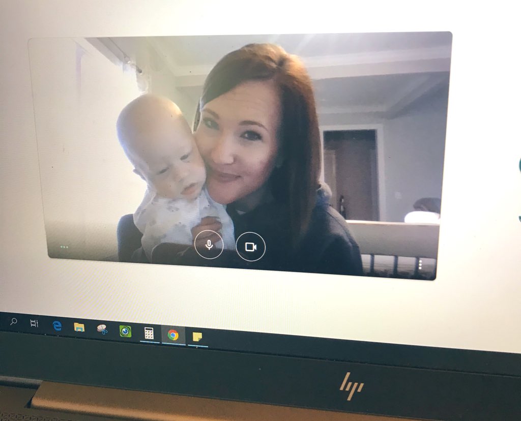 mary_jankowy's tweet photo. Google meet with a special guest for my 3rd block. 😍 @OconeeSC_school @wmsrazors #bringyourbabytowork https://t.co/kz0VevVzNb