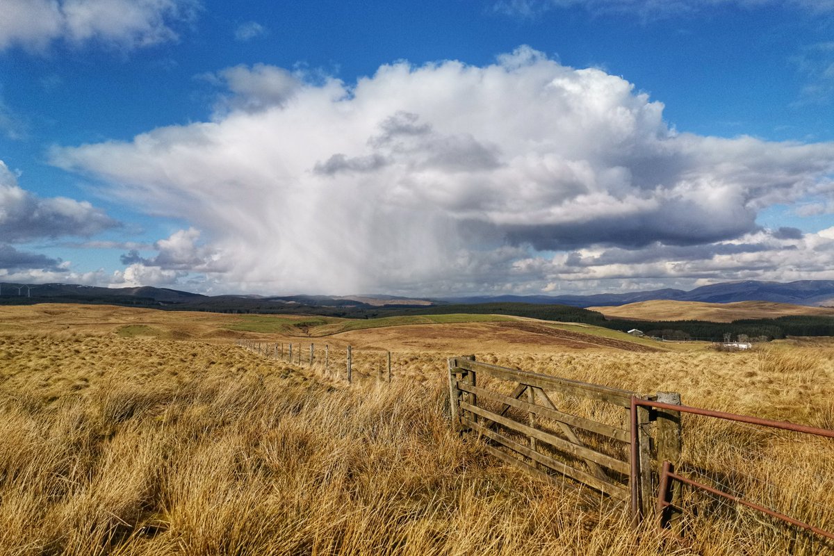 A passing shower in SW Scotland this afternoon
#stormhour #loveukweather #clouds #ballsphotos