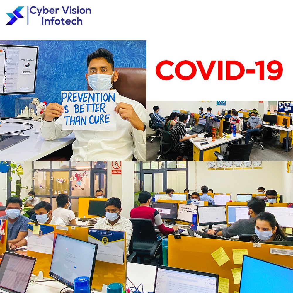 cvinfotech's tweet photo. You don't have to go to office to stay https://t.co/NviIg6jNmZ from home can also be productive if one is dedicated towards his work.Due to #COVID-19 CV Infotech has also started work from home for better precautions and #safety. https://t.co/B7ue3Zu05R