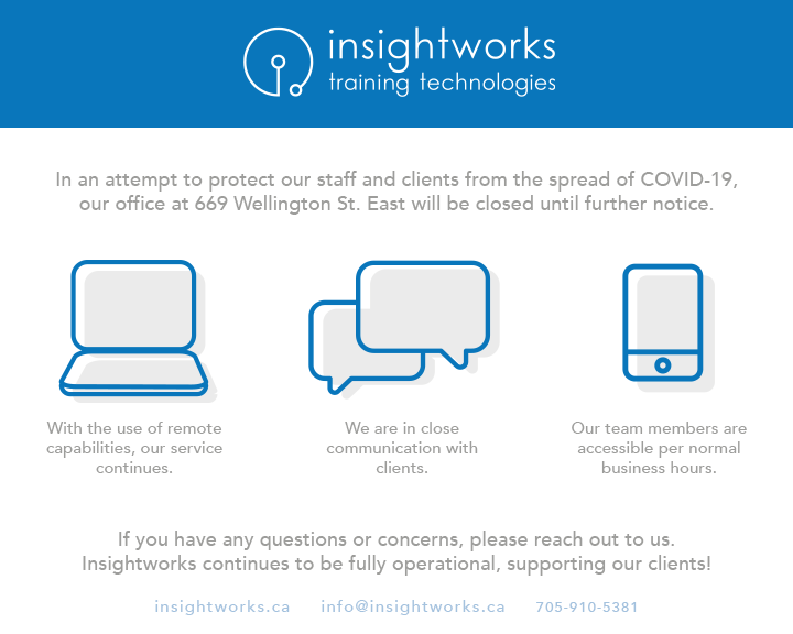 insightworks_ca's tweet photo. Our primary concern is the safety of our employees, clients, and community.
#covid #covid19 #letsworktogether #stayhomesavelives https://t.co/3LSQpW9Zhs