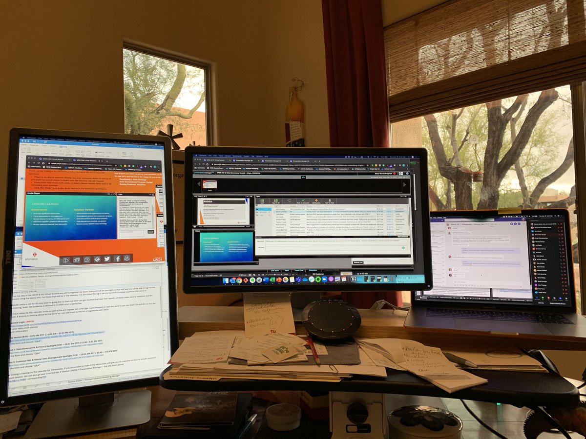 monica1mullen's tweet photo. Behind the scenes at our virtual #mdmsummit. We’re here answering your questions. @MDMGeek @DataStrategyMgt @parikhash @joanjenkins @lhanly_mdm @manojtahiliani https://t.co/qiFNXf2RPx