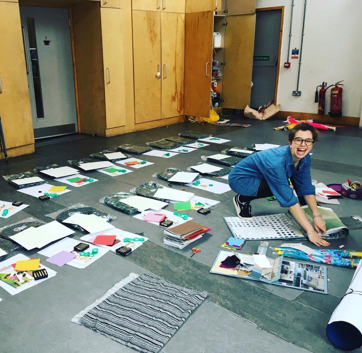 YardTheatre's tweet photo. Our spaces are closed for now but we still have a ton of plans. 

In the meantime, here’s Kirsty who runs our after school club with our Local Producer making arts and crafts packs for some of our local young artists to keep creating from home 🎨 https://t.co/qQGu9Z4ZQ6