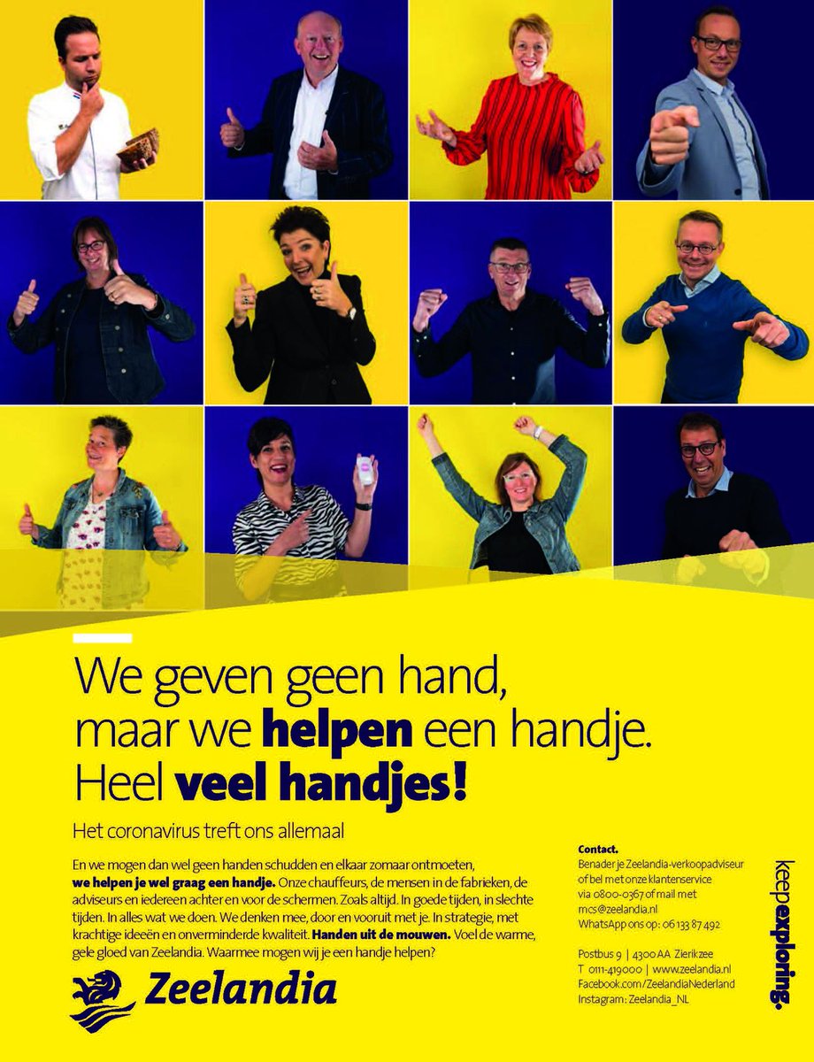 Waarmee mogen we je een handje helpen? Laat het ons weten. Weet ons te vinden: zeelandia.nl/contact