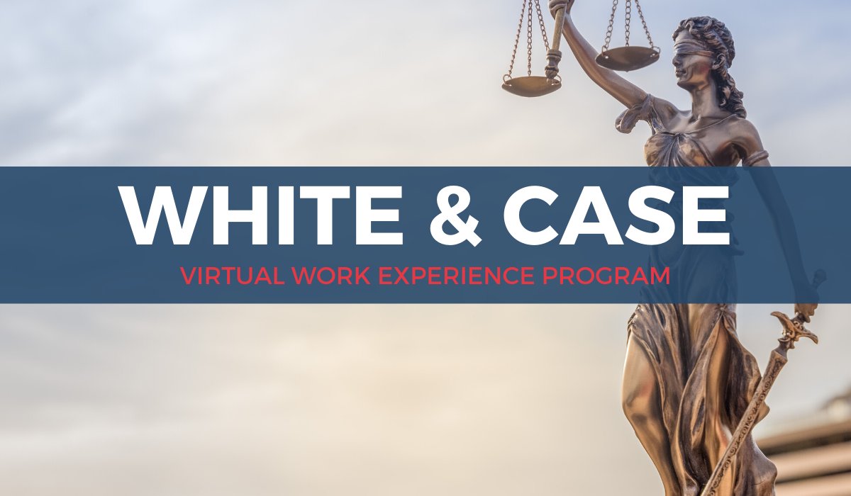Start your legal journey. Register today to join White &amp; Case's Virtual Work Experience Programme and gain first-hand insight into life as a lawyer and experience the realities of cross-border law. bit.ly/2Ujg5TI