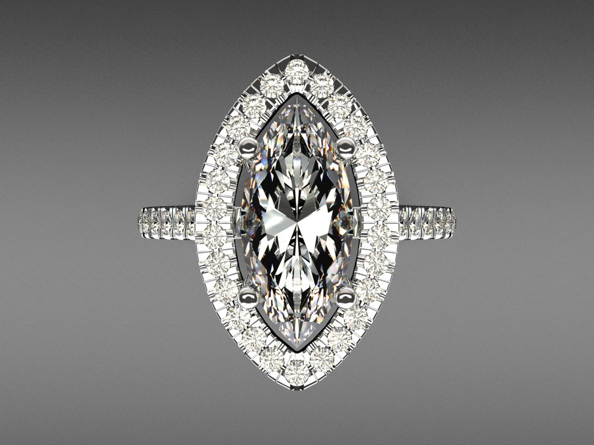 Diamond beauty: A ring redesign brings joy. 
The re-setting of a single marquise diamond in platinum and sourcing of the ultimate halo of brilliant cut diamonds, had our customer telling us ‘wow! it’s better than I could imagine’.

#dreamring
#Inlovewithlocal