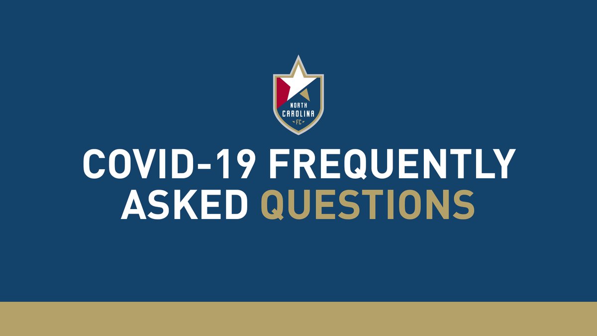 NorthCarolinaFC's tweet image. [FAQ] NCFC 2020 Season Update 

We have answers to some questions you might have, and we're ready to help with anything else. 

📞 919-459-8144
📧 tickets@northcarolinafc.com 

Read l bit.ly/2xcrk8l