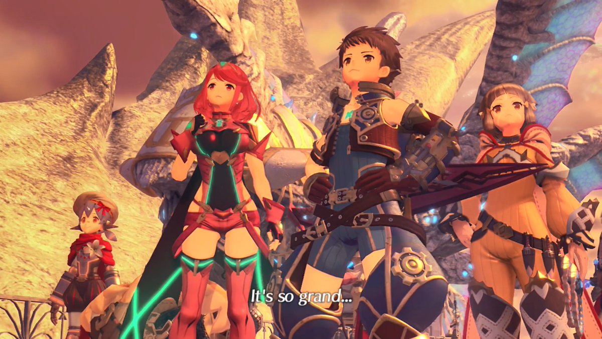 The duality of Homura and Hikari is super important but it also gives us quirky moments like these.  #Xenoblade2