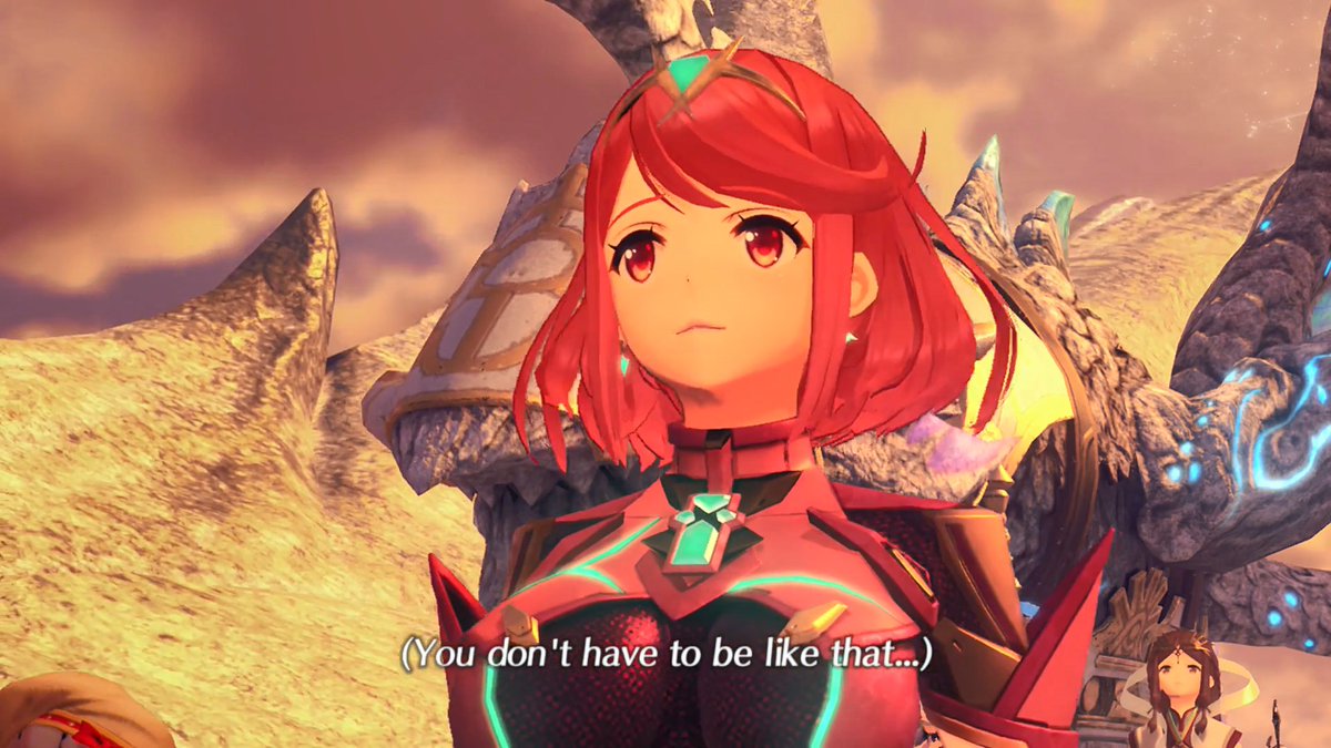 The duality of Homura and Hikari is super important but it also gives us quirky moments like these.  #Xenoblade2