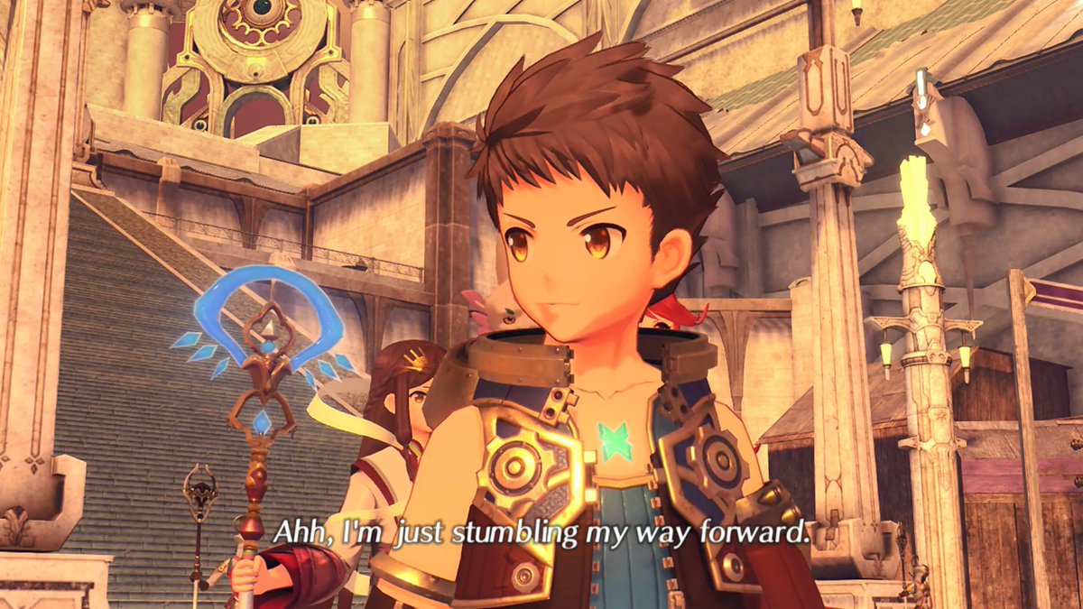 This is easily one of my favorite Rex moments because it really nails how he's a lot more aware than he acts. He realizes that the world moves on more than just ideals and happy thoughts, and while he has a goal in mind he's really just blindly moving forward.  #Xenoblade2