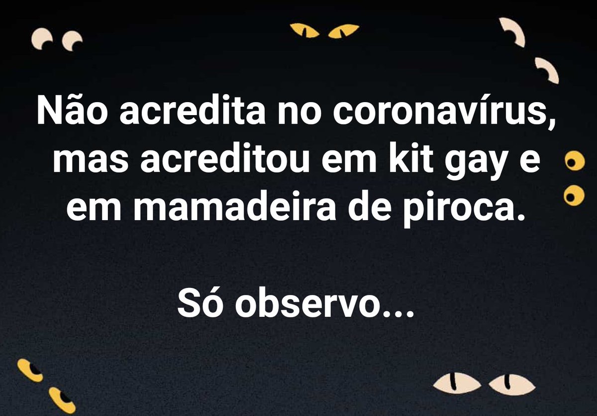 chacal_rpm's tweet image. 👁👁
#sóobservo