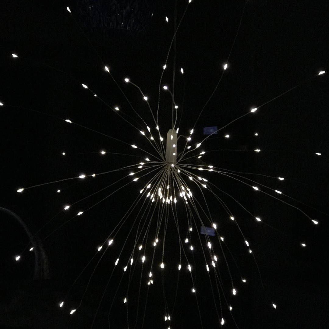 inspireuplift's tweet image. "Love the lights!  Everyone that sees them wants one. Remote is not user friendly however. Manual controls are the default plan. Worth it though!" - Penny G.

#inspireuplift #fireworkstringlights #cool #dazzling #LEDlights