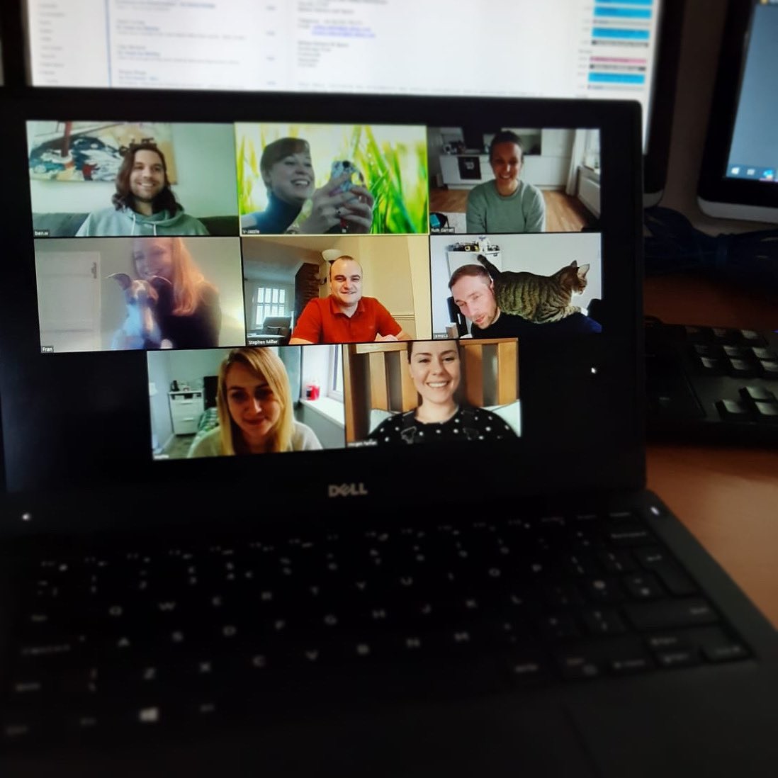 ThePullAgency's tweet photo. This #remoteworking malarkey isn’t too bad. And we seem to have added a few new (four-legged) team members 🐶🐱

#teamwork #workingfromhome #WhereBrandAndTechMeet https://t.co/wmH9fVPk8C