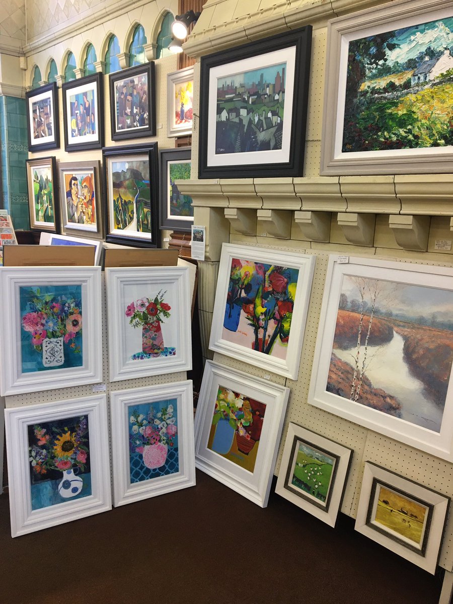 CountyGalleries's tweet photo. If you’re looking for some Mother’s Day inspiration here you go! Beautiful selection of paintings. We are open 😁 https://t.co/2u1L8q025r
