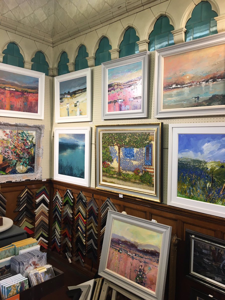 CountyGalleries's tweet photo. If you’re looking for some Mother’s Day inspiration here you go! Beautiful selection of paintings. We are open 😁 https://t.co/2u1L8q025r