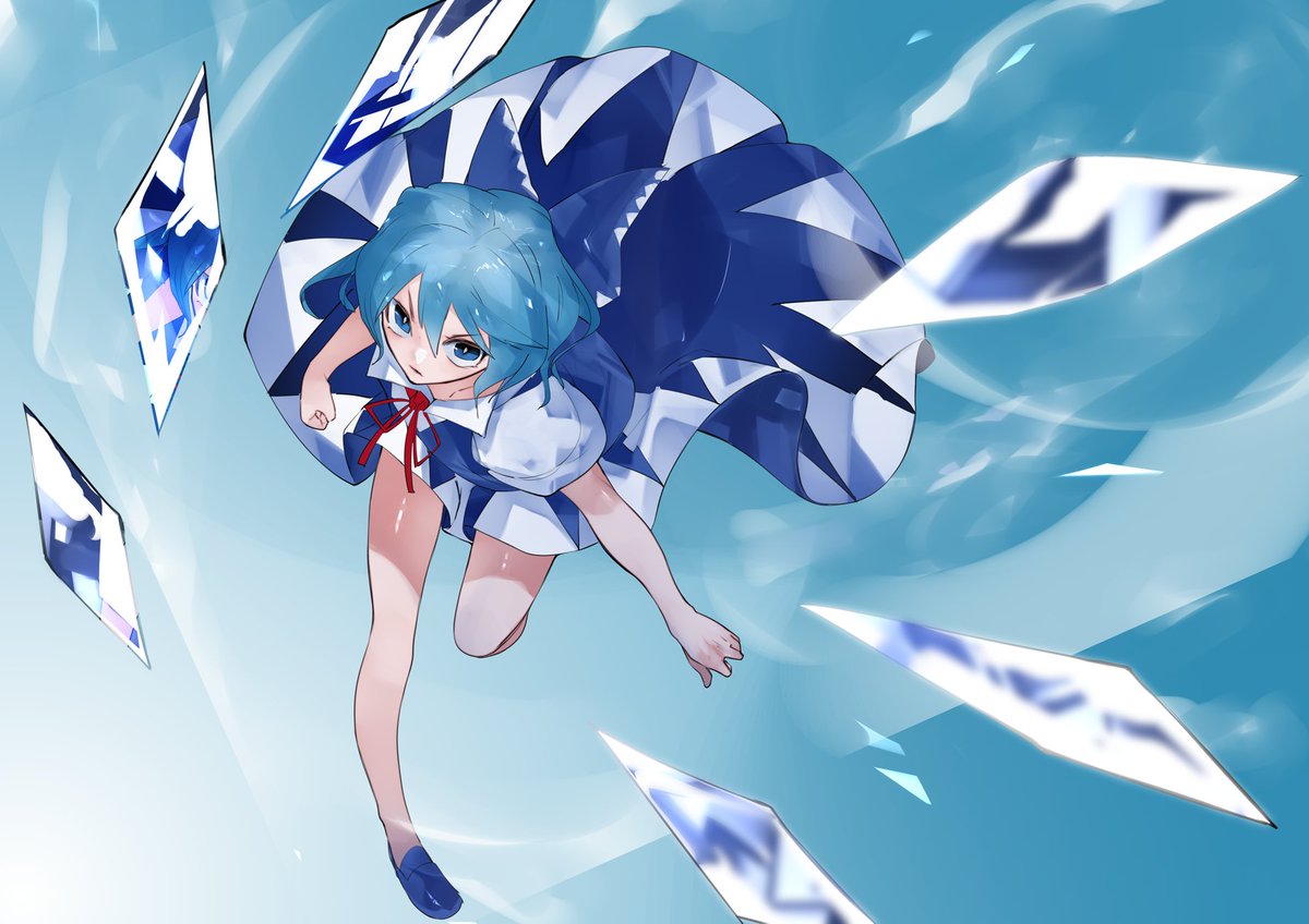 チルノ(東方Project) 「チルノ 」|いくらうにのイラスト