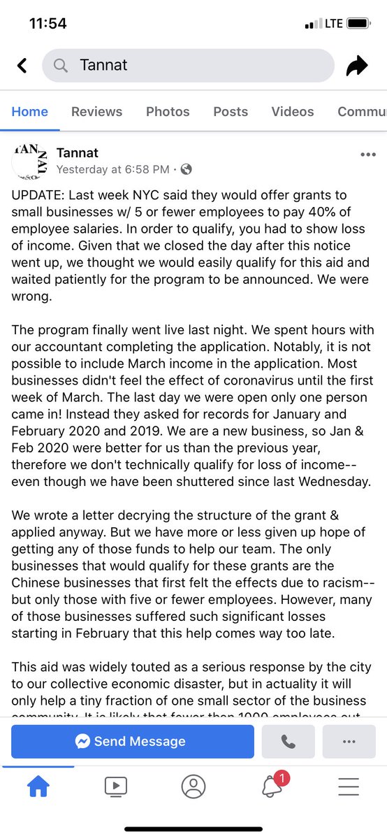 LizRittr's tweet photo. Hey @BrianLehrer &amp; @JumaaneWilliams what about small biz looking to get $$ through @NYC_SBS? The data requirements are onerous and rely on Jan/Feb sales, but many only got hit in March with last week’s order to close. Can @NYCDoITT change the pull-down menu? Help local small biz! https://t.co/Z6Lr0VQxqA