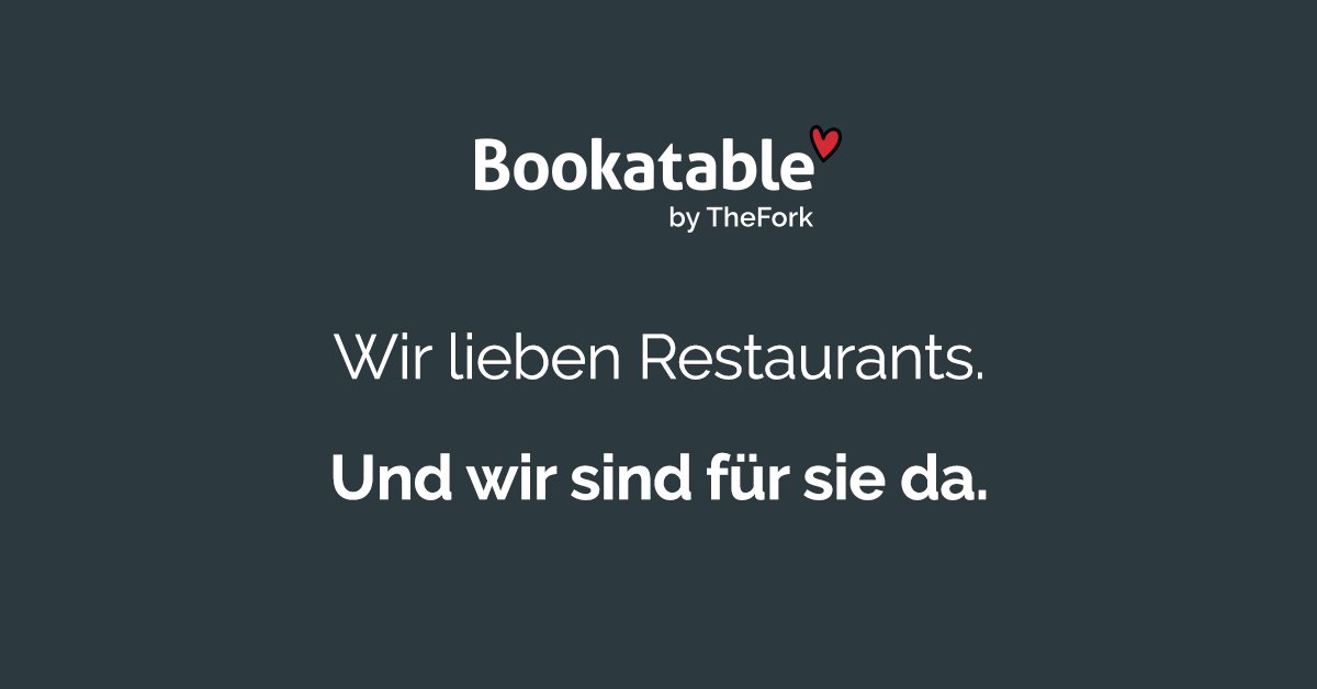 BookatableDE_'s tweet photo. Angesichts der aktuellen Lage, werden wir unsere Social-Media-Kanäle nicht dafür nutzen, um Euch weiter Restaurant-Tipps und -Specials zu empfehlen. Aber vertaggt uns gerne bei #Ideen, wie Food-Fans jetzt #Restaurants unterstützen oder Gastronomen kreativ werden können. #COVID19 https://t.co/XINPElhwkg