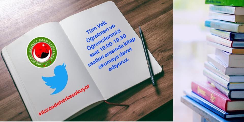 Hadi güzel bir şey yapalım. Madem #coronavirüs le mücadele için hepimiz evdeyiz.Can sıkıntısına iyi gelecek bir önerimiz var. İkizce Kaymakamlığımızca yürütülen #ikizcedeherkesokuyor kampanyamıza her gün 19:00-19:30 arasında okuma etkinliği yaparak destek olun <a href="/SeddarYavuz/">Seddar Yavuz</a>