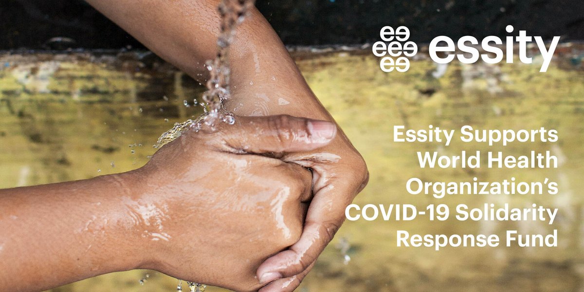 Essity is donating $200,000 (USD) to the <a href="/WHO/">World Health Organization (WHO)</a> and <a href="/DrTedros/">Tedros Adhanom Ghebreyesus</a>' Solidarity Response Fund as a complement to our ongoing partnership with the <a href="/UNFoundation/">United Nations Foundation</a>. The fund will support WHO’s work to prevent, detect, and respond to the #COVID19Fund. Learn more: bit.ly/2x52UOb