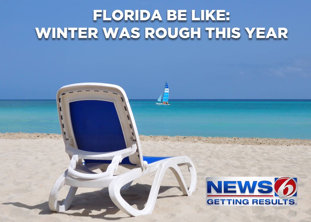 news6wkmg's tweet photo. Happy 1st day of Spring. 🌷You made it through another Florida winter. 🤣 
https://t.co/Mtq3VFXUqS https://t.co/bWaAMXjcH3