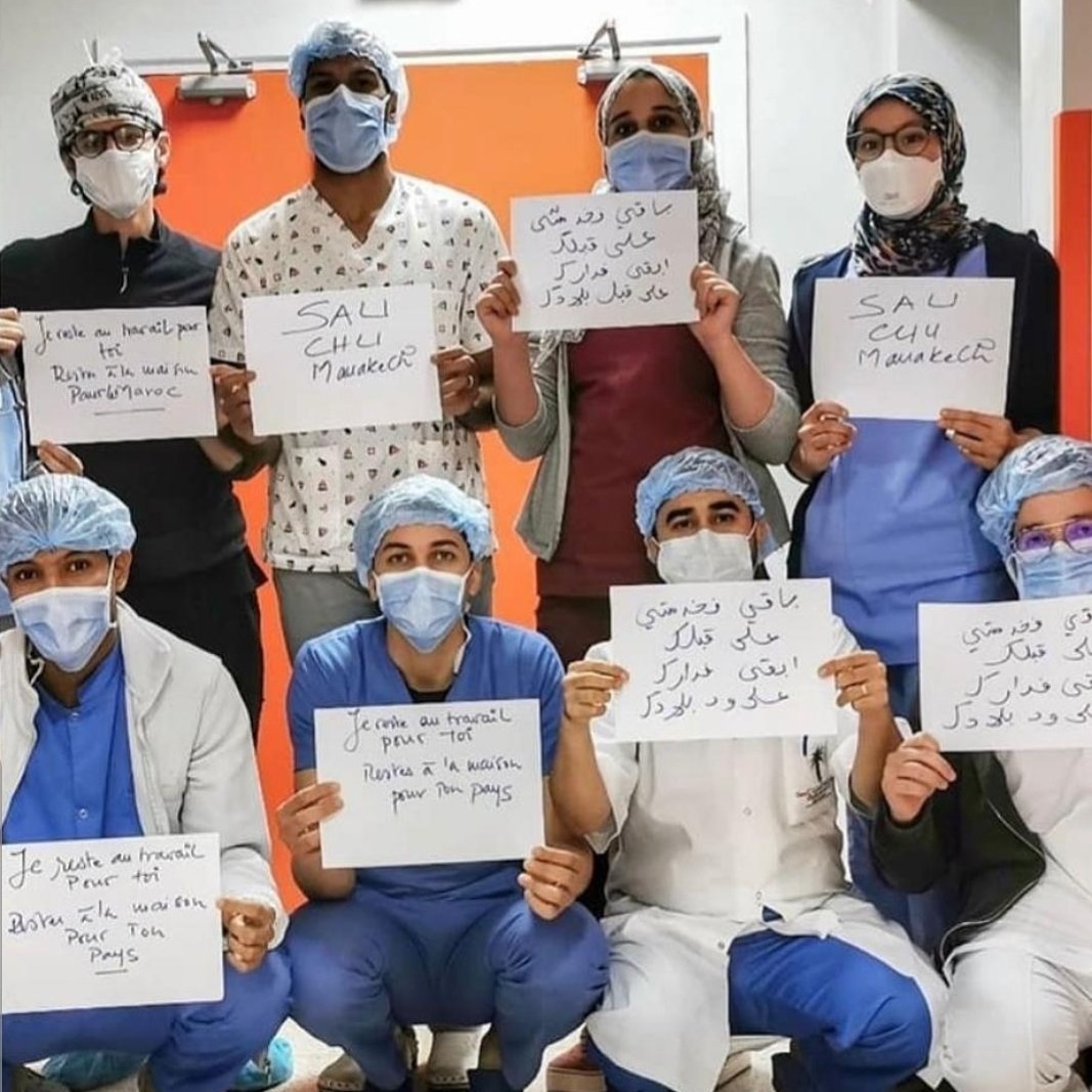 #كورونا_المغرب
الصورة من المستشفى الجامعي بمراكش، الله يعاونكم او يحفظكم من كل مكروه.