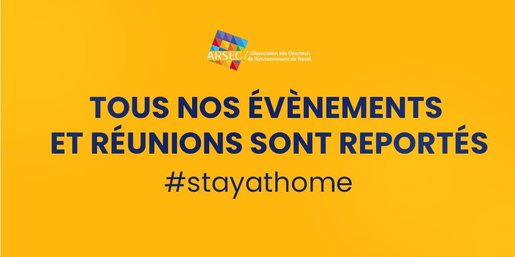 #Coronavirus : tous nos événements, réunions et clubs sont annulés et reportés aux beaux jours. 
Notre équipe reste à votre disposition même à distance. 📞📱🖥️😉